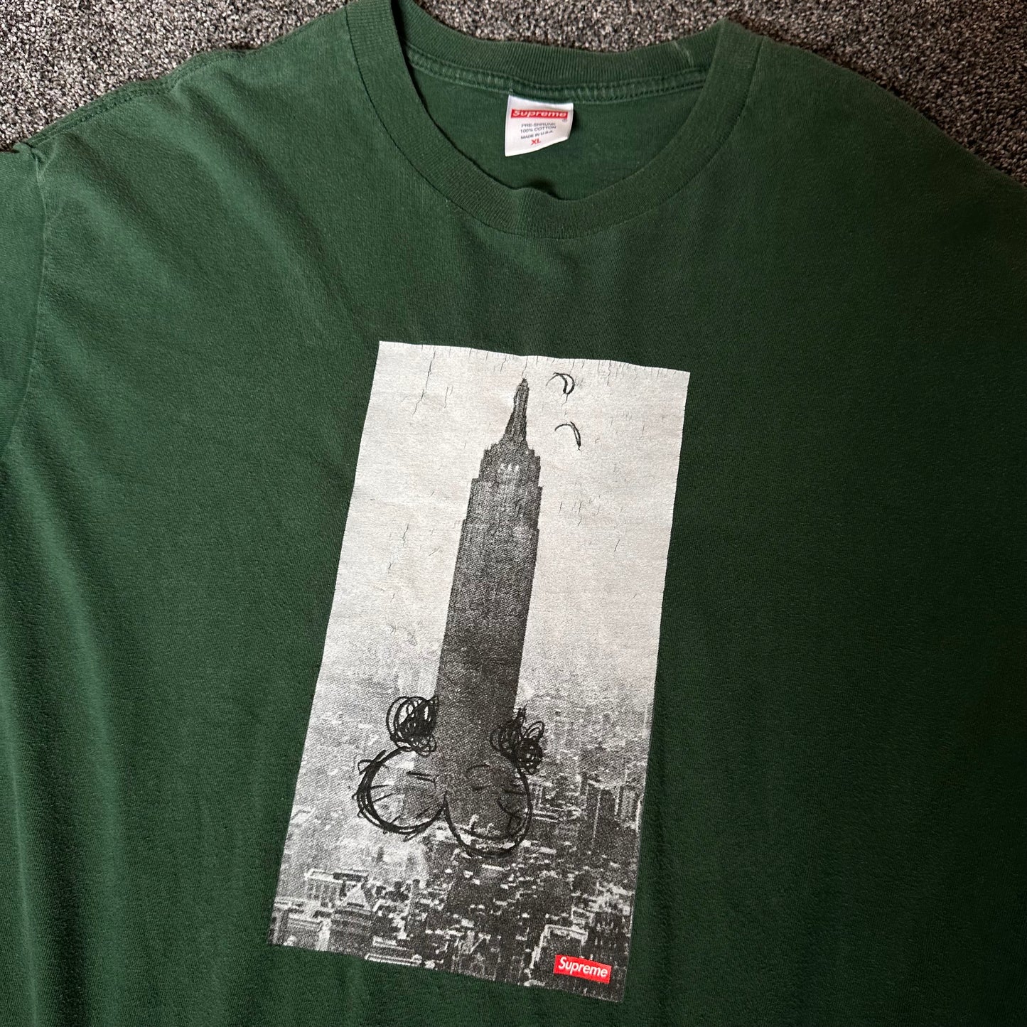 Supreme Mike Kelley Empire State Building T-Shirt